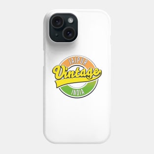 Jaipur vintage style logo Phone Case