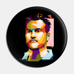 Didier Deschamps Pop Art Pin