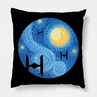 Starry Night Sci-Fi Pillow