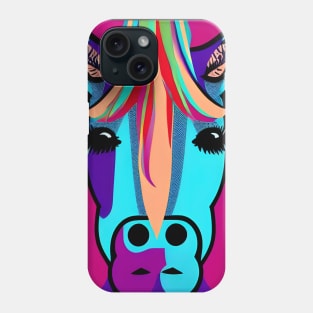 Colorful Horse (Salmon Orange) Phone Case