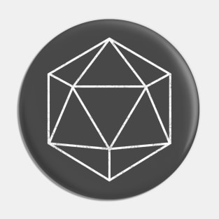 Minimal polygon distressed Pin