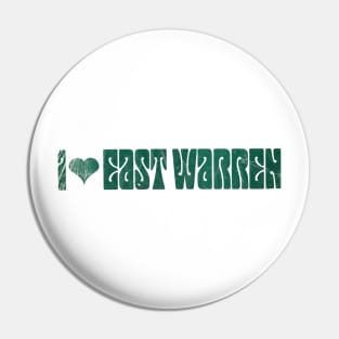 I Heart East Warren Pin