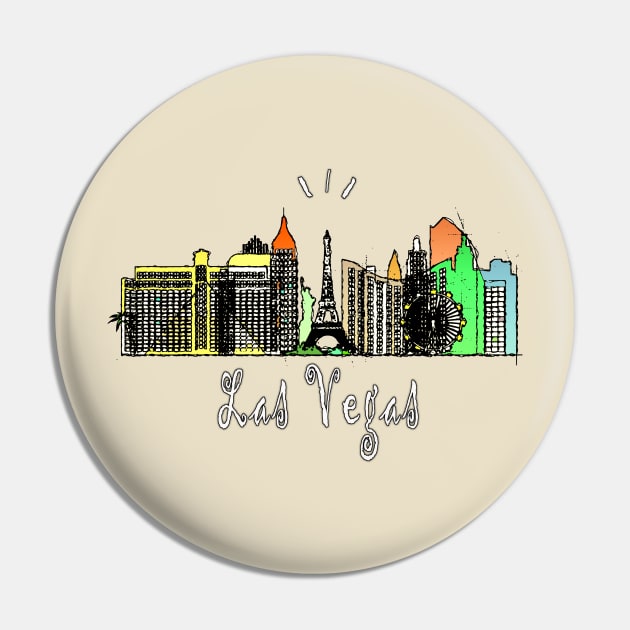 Las Vegas Sin City Pin by DimDom