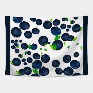 Blueberry Rain Tapestry