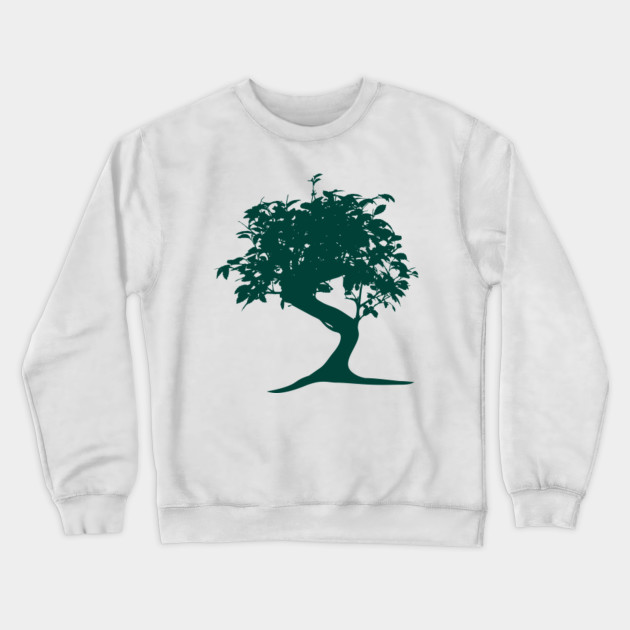 Limited Edition Exclusive Bonsai Silhouette Bonsai Silhouette Crewneck Sweatshirt Teepublic
