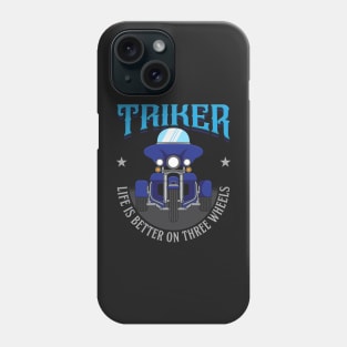 TRIKE MOTORCYCLE: Three Wheels Phone Case