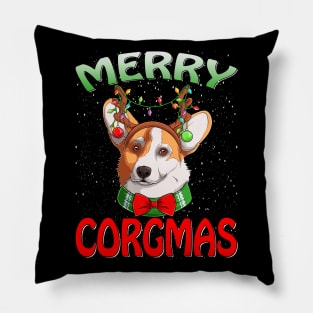 Merry Corgmas Ugly Corgi Christmas Xmas Pajamas Pillow