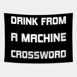 Drink From A Machine Crossword Tapestry