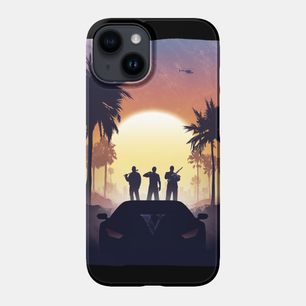 GTA 5 GRAND THEFT AUTO GAME iPhone SE 2020 Case Cover