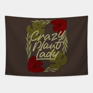 crazy plant lady Tapestry