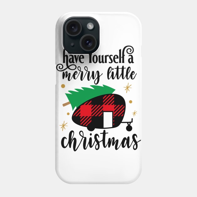 Have yourself a merry little Christmas Phone Case by Peach Lily Rainbow