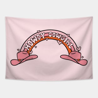 Howdy Cowgirl Tapestry