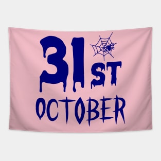 31 St October - Blue color Tapestry