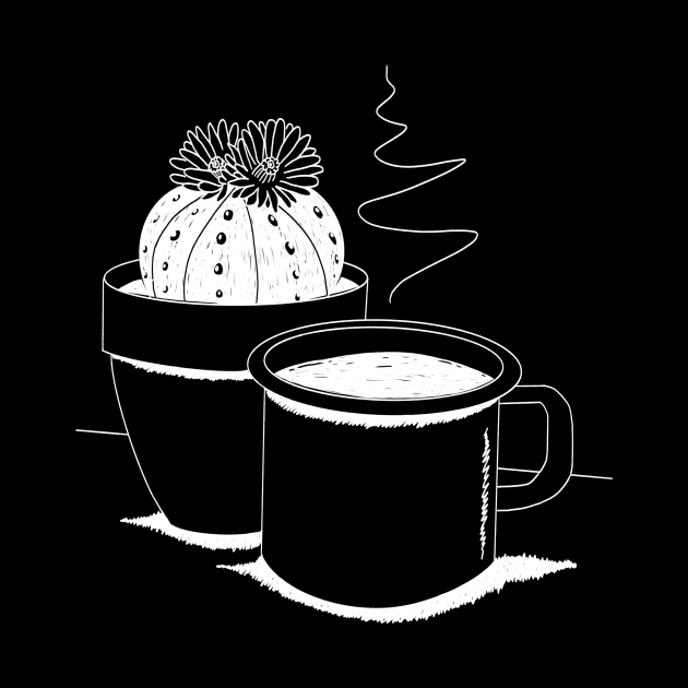 Cup of Coffee & cactus ☕️🌵 by grow.up.c