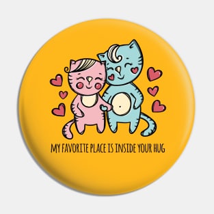 cats inside your hugs Pin