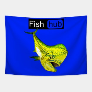 Fish hub mahi-mahi Tapestry