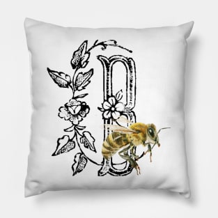 Honey Bee Wearable Art ~ Vintage Style Pillow