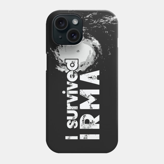 I Survived Hurricane Irma Phone Case by FalconArt