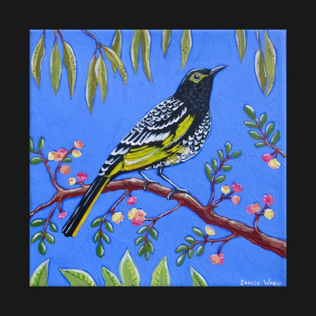 Regent Honeyeater by SoozieWray