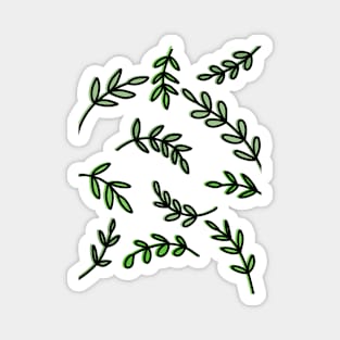 Sprigs of Greenery Magnet