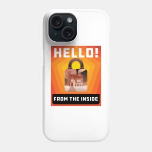 Hello from the inside Quarantine shirt, quarantine and chill tee Phone Case