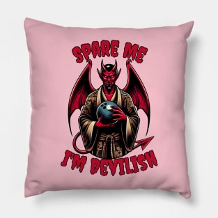 Bowling Devil Pillow