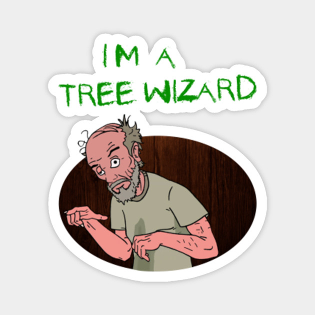 Tree Wizard Aqua Teen Hunger Force Magnet Teepublic