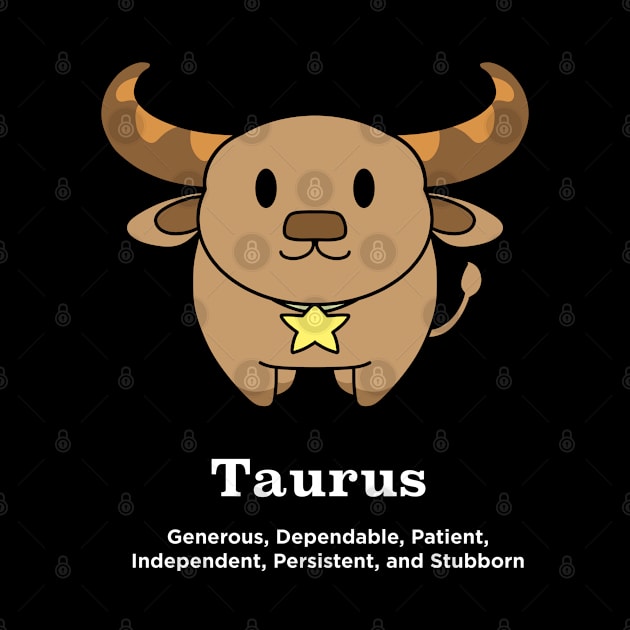 Taurus Horoscope Anime Zodiac Sign April May Birthday by TheBeardComic