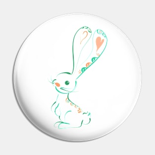 Cute Bunny Rabbit Pin