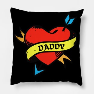 I Heart Daddy Pillow