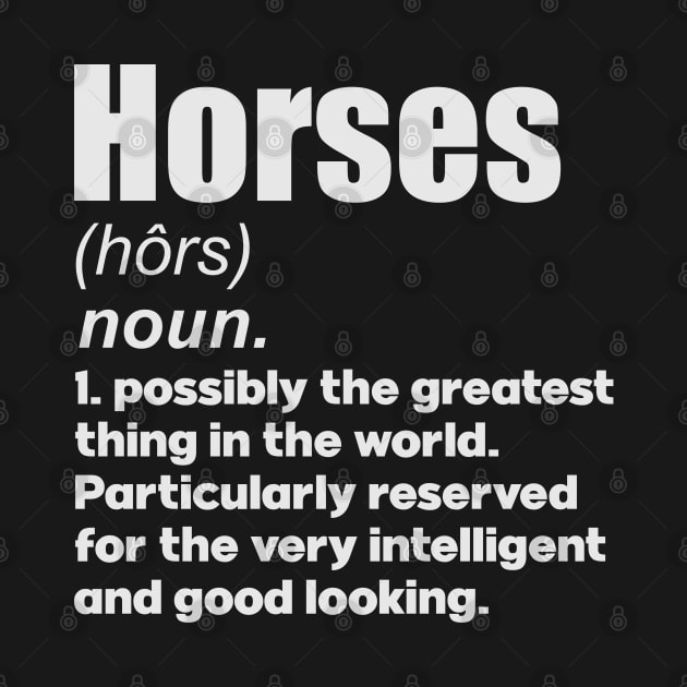 Horses pet lover gifts definition. Perfect present for mom mother dad father friend him or her by SerenityByAlex