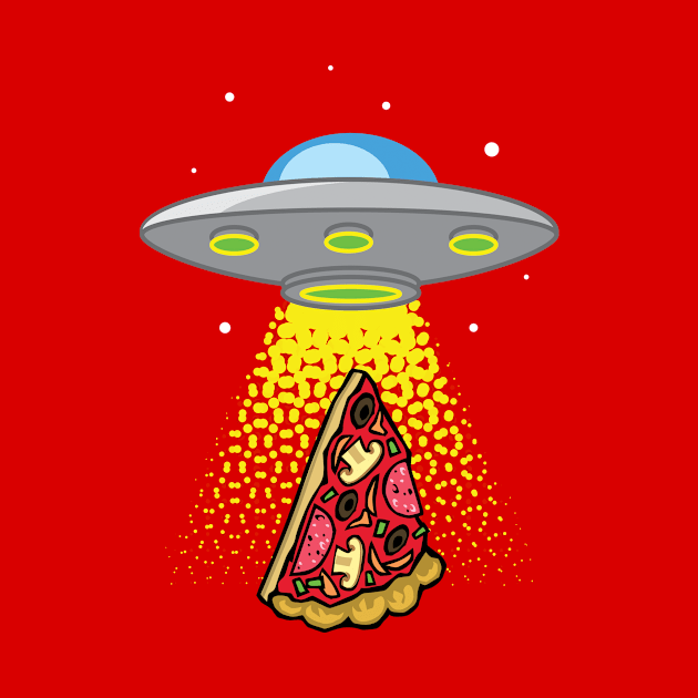 UFO Pizza Abduction by roswellboutique