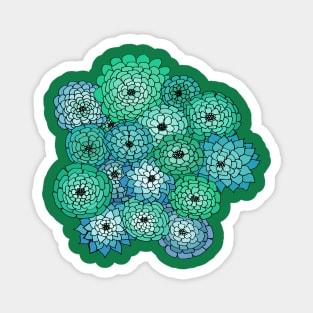 Green Bouquet Magnet