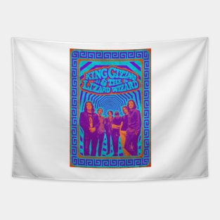 King Gizz psychedelic classic blue deluxe Tapestry