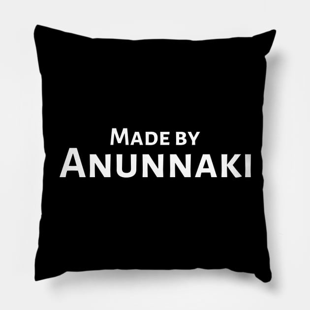 Ancient Sumerian History Mythology Made By Anunnaki Myth Pillow by Styr Designs