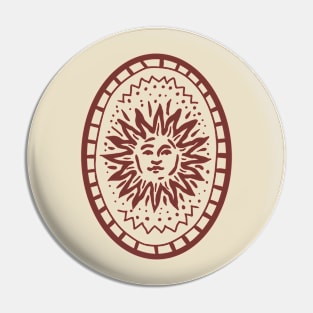 sun sandmedal Pin