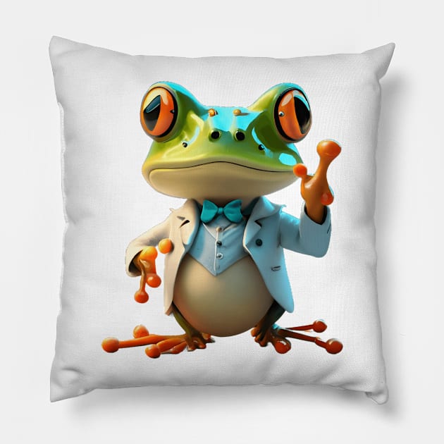 Smart Frog Pillow by Graceful Designs