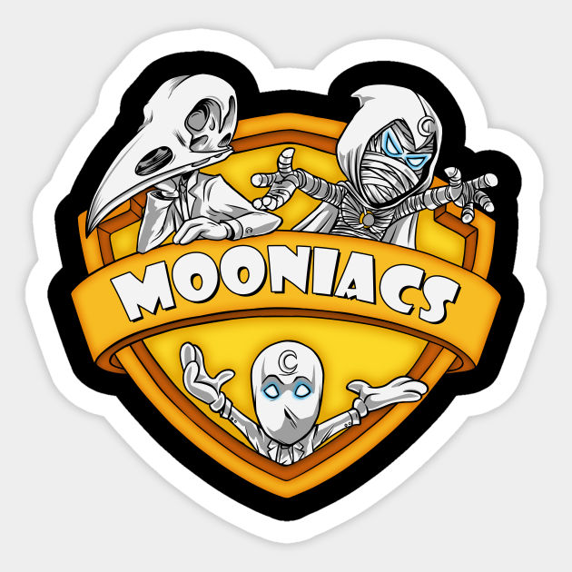 Mooniacs  Superhero Sticker