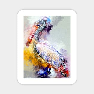 Watercolor Pelican Magnet