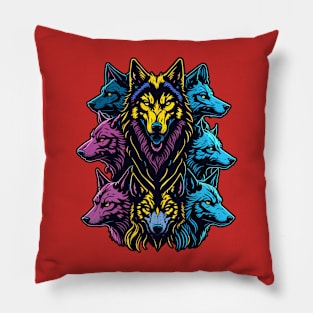 Wolf pack Pillow