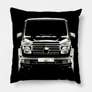 G class gold white simple sketch Pillow