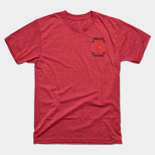 Endless Hissing (red) - Snake - T-Shirt