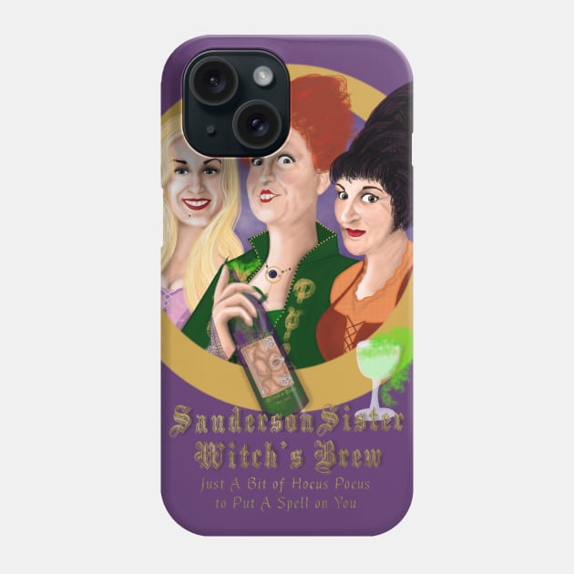 Sanderson Sister Witch's Brew Phone Case by KataMartArt