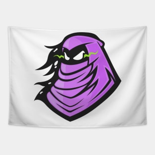 Hooded Mascot Logo Tapestry