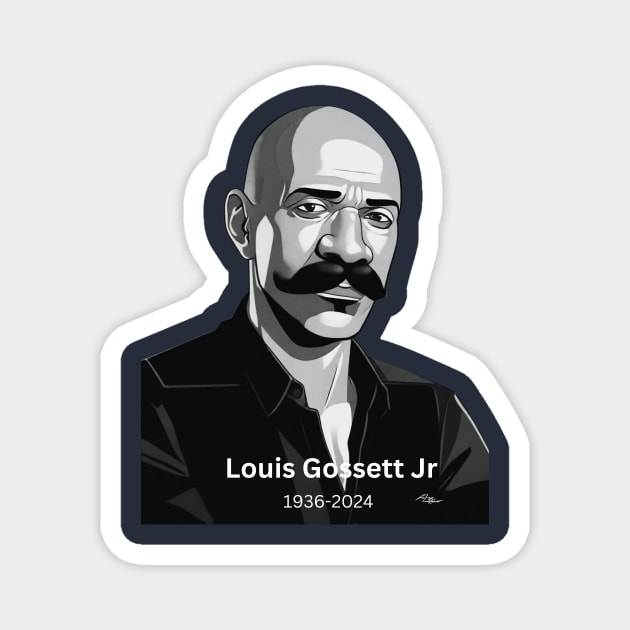 REST IN PEACE LOUIS GOSSETT JR Magnet by TreSiameseTee