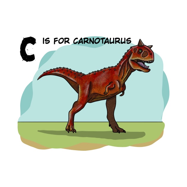 Carnotaurus dinosaur by Artbychb