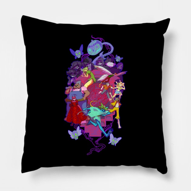 All Together Now Pillow by captain_deloris