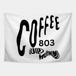 Coffee 803 Good Morning Tie Dye Tapestry