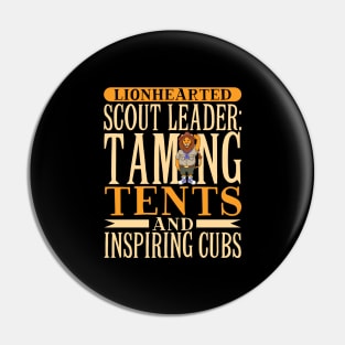 Lionhearted Scout Leader - Scouting Pin