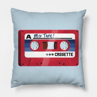 Mix Tape - Red 1 Pillow